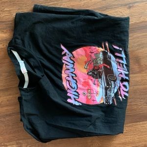 NWOT Romwe Highway To Hell Tee